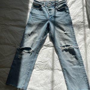 Distressed Levi Jeans